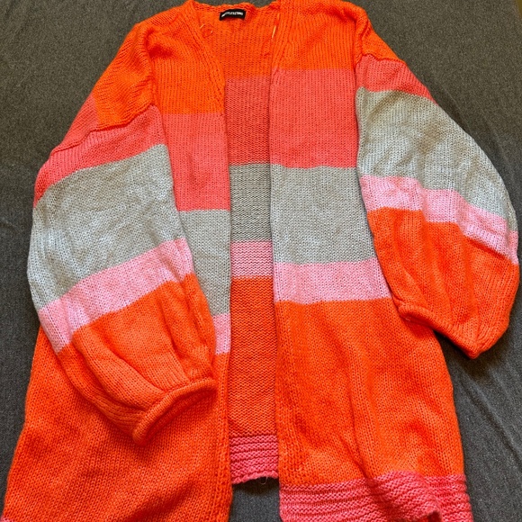 PrettyLittleThing exclusive colour block cardigan - Picture 1 of 10